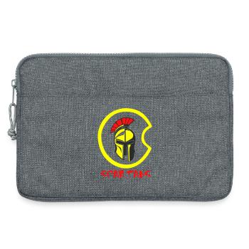Helmet Sparta and Blood 4 - Laptop bag 13" - heather grey - Front