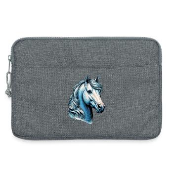 Pferd - Laptoptasche 13" - Grau meliert - Vorne