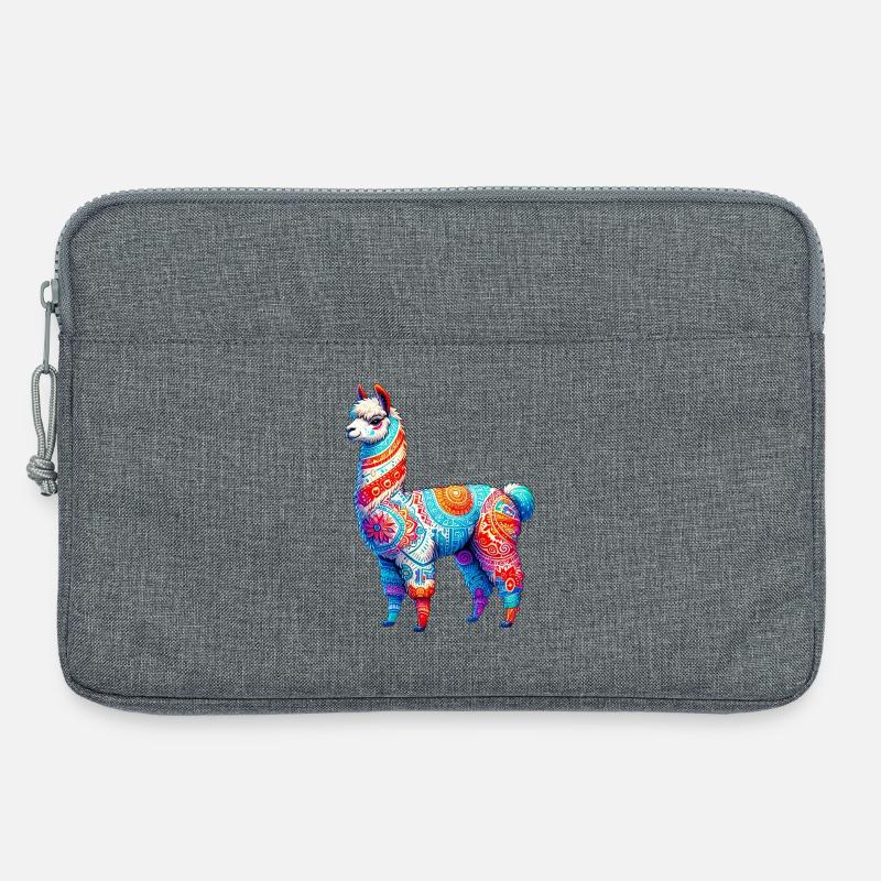Alpaka - Laptoptasche 13" - Grau meliert