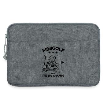 -golf pour enfants - Sacoche pour ordinateur portable 13 pouces - gris chiné - Devant