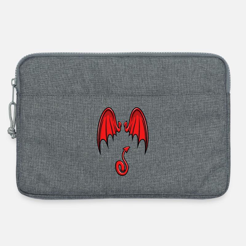 Ich bin ein kleiner Teufel - Laptoptasche 13" - Grau meliert