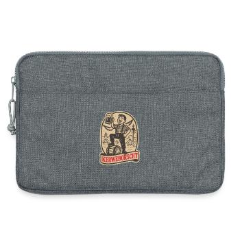 Kerweborscht – illustrierter Dialekt und Tradition - Laptoptasche 13" - Grau meliert - Vorne