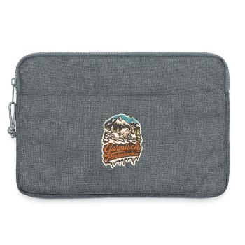 Bavarian Alps Garmisch Winter - Laptop bag 13" - heather grey - Front
