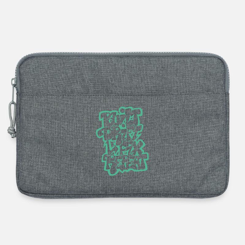 Built Drift Fix Repeat 04 - Laptoptasche 13" - Grau meliert