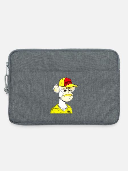 Ape Straßenrebell Cap - Laptoptasche 13" - Grau meliert