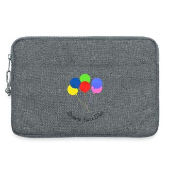 Colorful Balloons - Dreams Come True - Laptop bag 13" - heather grey - Front