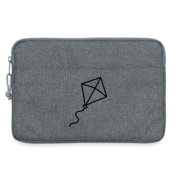 Kite - Laptop bag 13" - heather grey - Front
