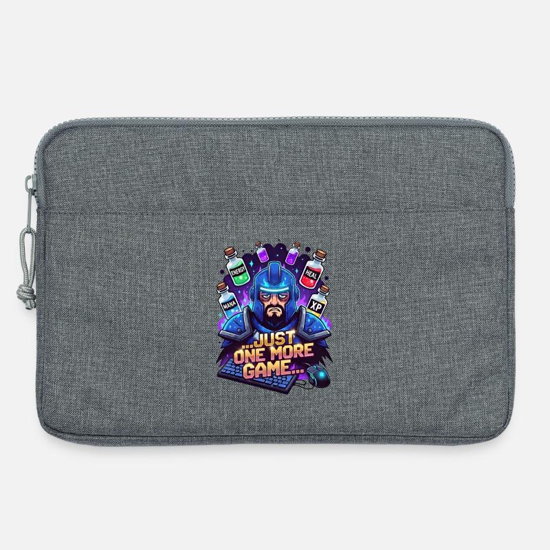 Just one more game - Laptop bag 13" - heather grey