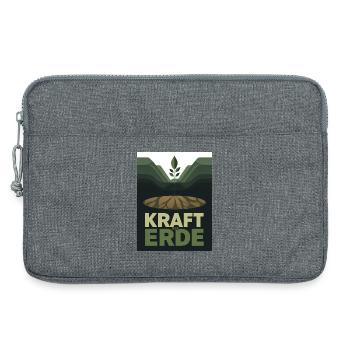 Kraft der Erde 1930s Plakat Natur Landwirtschaft - Laptoptasche 13" - Grau meliert - Vorne