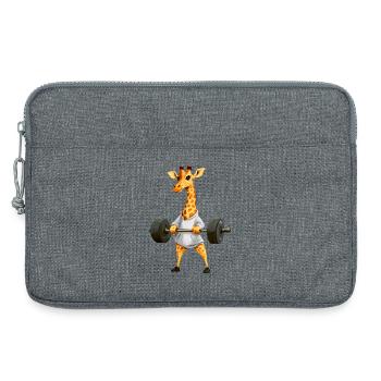 Giraffe Sport - Laptop bag 13" - heather grey - Front