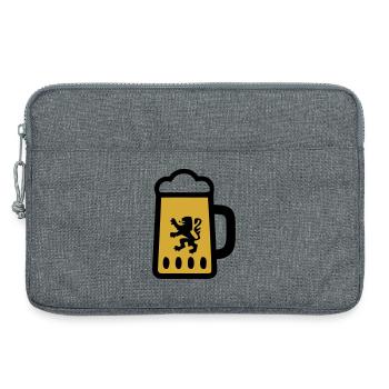 Festival folklorique des armoiries Bavaria Mug - Sacoche pour ordinateur portable 13 pouces - gris chiné - Devant