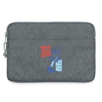 Padel – Walls Are My Doubles Partner - Laptoptasche 13" - Grau meliert - Vorne