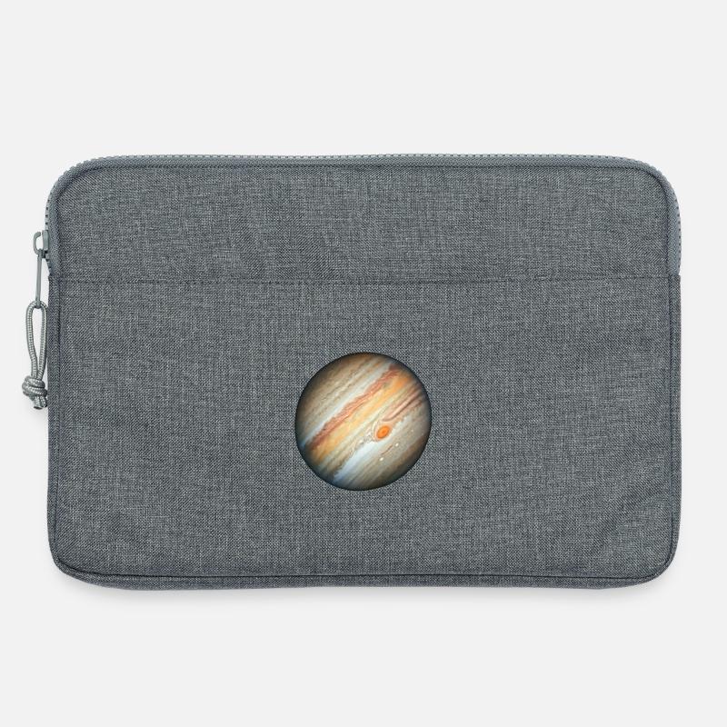 Jupiter & riesiger roter Fleck - Laptoptasche 13" - Grau meliert