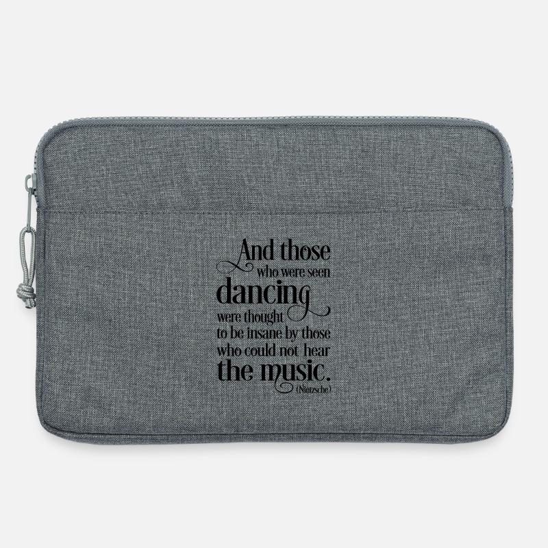 tanzen - Laptoptasche 13" - Grau meliert