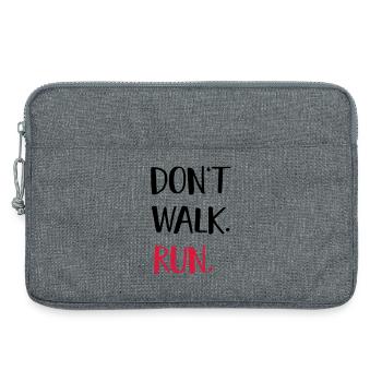 courir - Sacoche pour ordinateur portable 13 pouces - gris chiné - Devant
