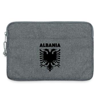 Albania schwarz - Laptoptasche 13" - Grau meliert - Vorne