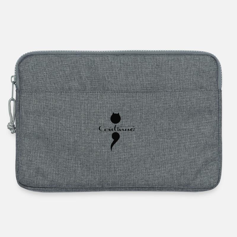 Semicolon - Laptoptasche 13" - Grau meliert