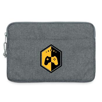 Gamer / Gaming - Sacoche pour ordinateur portable 13 pouces - gris chiné - Devant