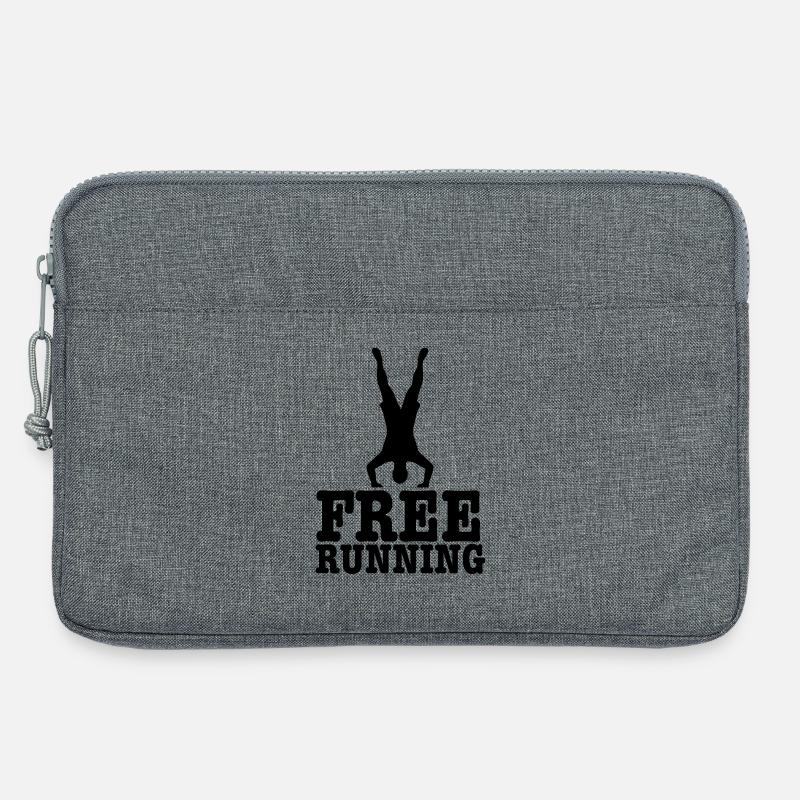 free running - Laptoptasche 13" - Grau meliert