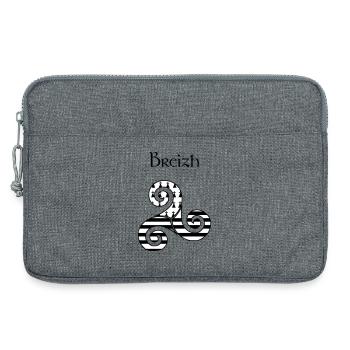 Britain - Laptop bag 13" - heather grey - Front