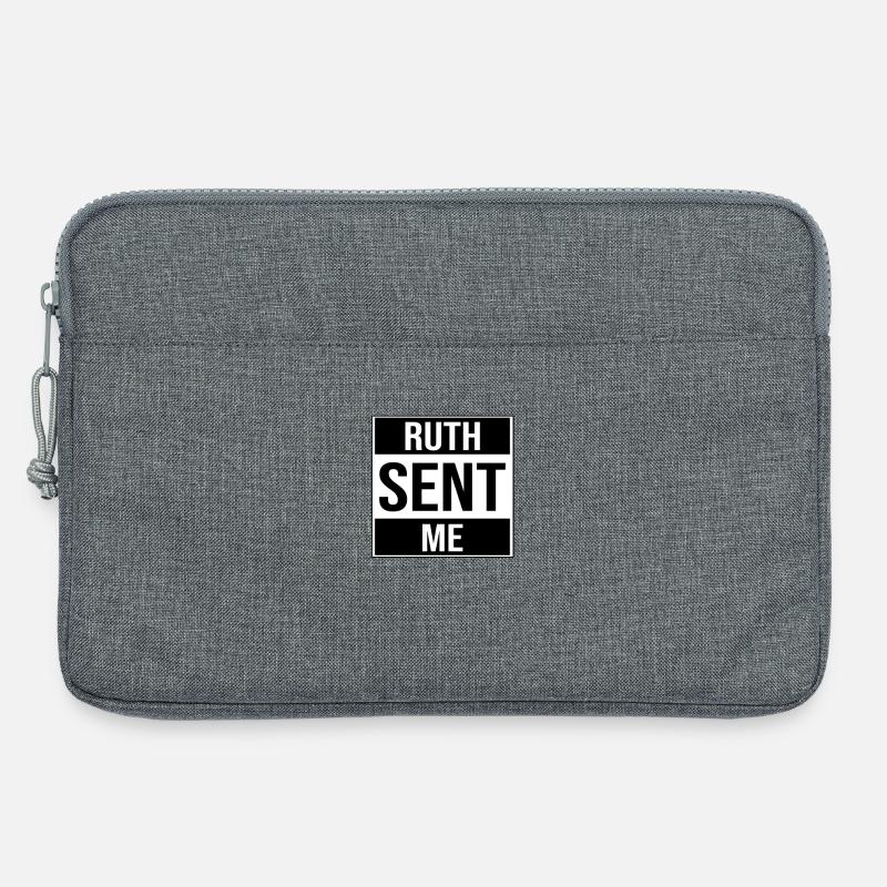 Ruth hat mich geschickt Ruth Bader Ginsburg - Laptoptasche 13" - Grau meliert