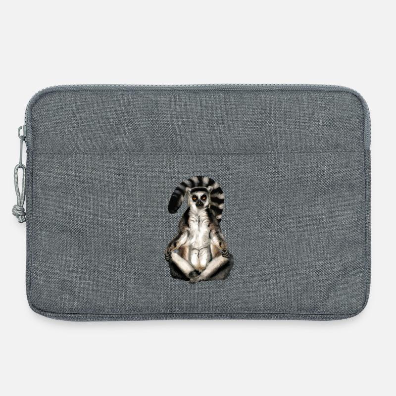Lemur Katta - Laptoptasche 13" - Grau meliert