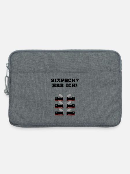 eisenbahn sixpack modelleisenbahn - Laptoptasche 13" - Grau meliert