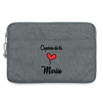 BRIDE'S GIRLFRIENDS - Laptop bag 13" - heather grey - Front