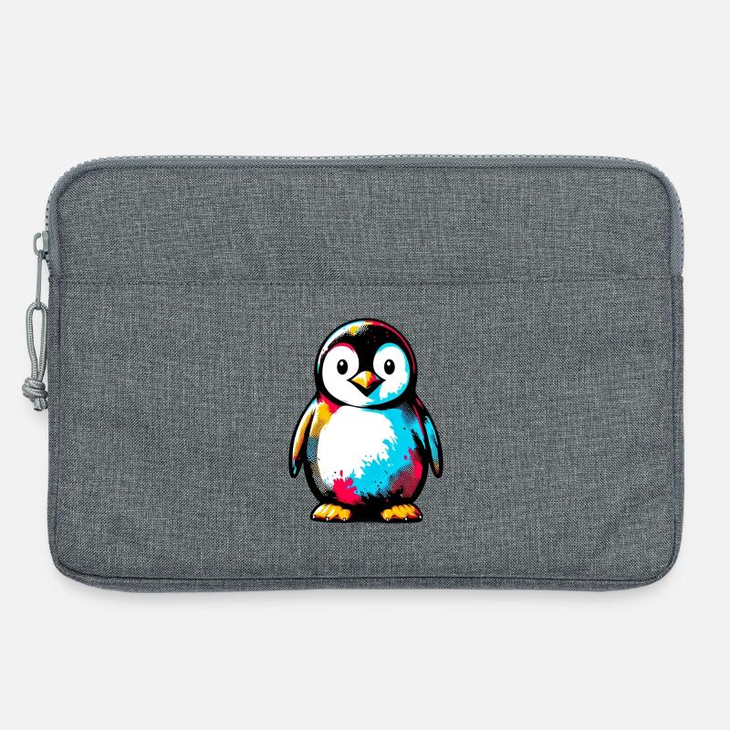 Pinguin - Laptoptasche 13" - Grau meliert
