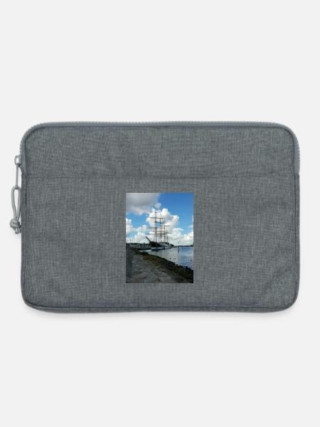 JensJensen - Laptoptasche 13" - Grau meliert