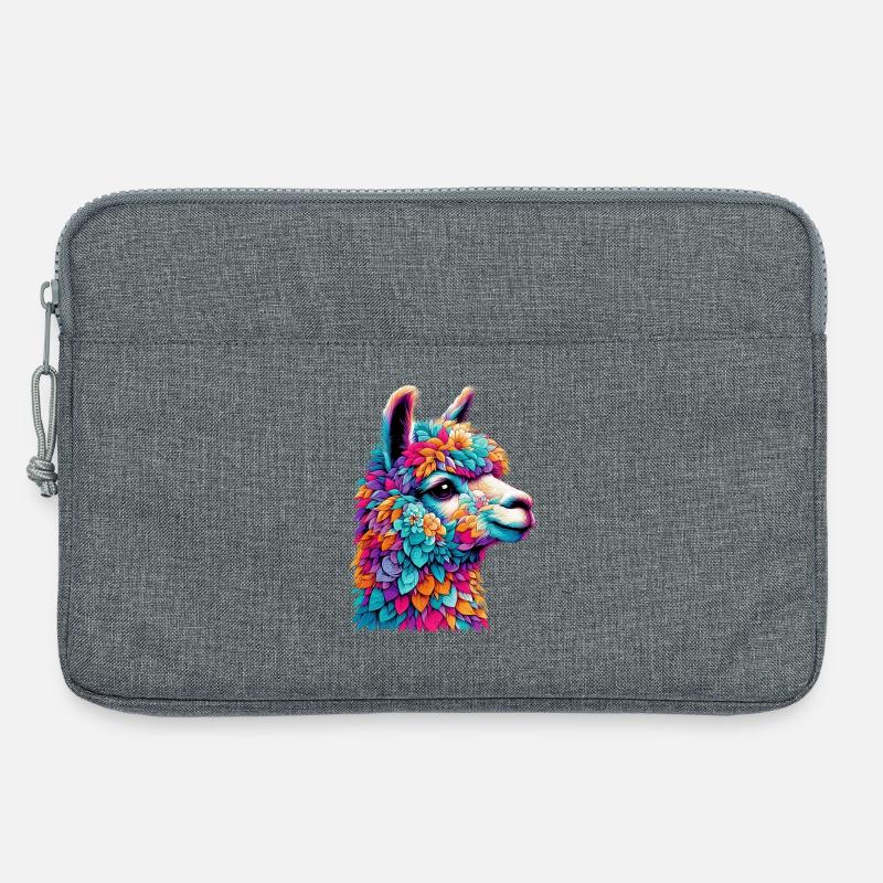 Alpaka - Laptoptasche 13" - Grau meliert
