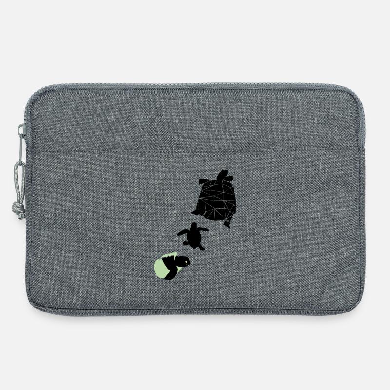 Schildkröte - Laptoptasche 13" - Grau meliert