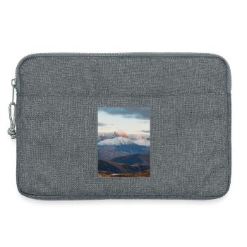 Aiguilles d'Arves - Sacoche pour ordinateur portable 13 pouces - gris chiné - Devant
