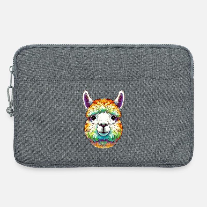 Alpaka - Laptoptasche 13" - Grau meliert