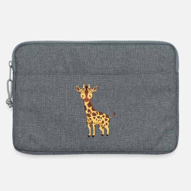 Giraffe - Laptoptasche 13" - Grau meliert
