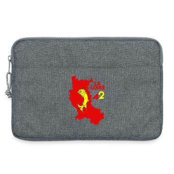La Loire 42  - Sacoche pour ordinateur portable 13 pouces - gris chiné - Devant