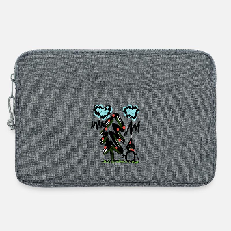 snow_time_2 - Laptoptasche 13" - Grau meliert