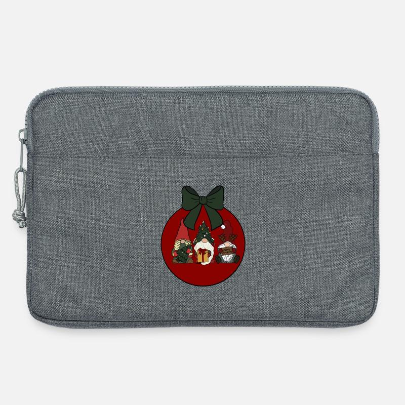 Wichtel - Laptoptasche 13" - Grau meliert