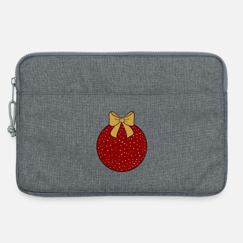 Weihnachtskugel  - Laptoptasche 13" - Grau meliert