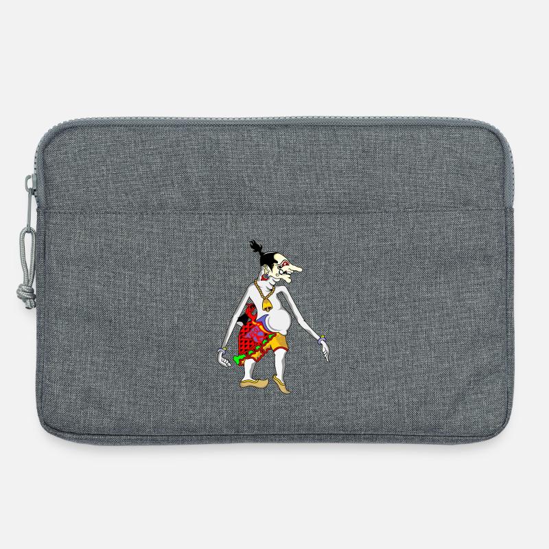 Grotesque Goblin Dancer Tee - Laptop bag 13" - heather grey