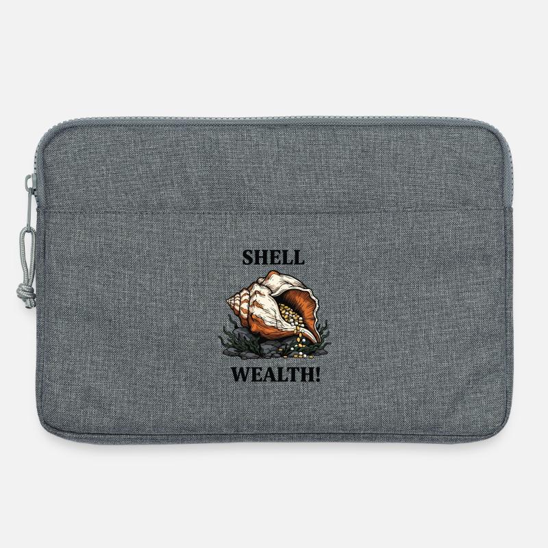 Shell Wealth Shell Pearls Wealth - Laptop bag 13" - heather grey