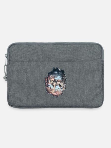 Wolf - Laptoptasche 13" - Grau meliert