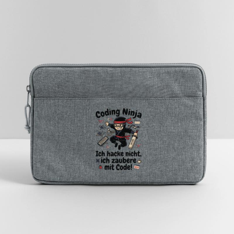 Coder Ninja Programmierer Humor Laptoptasche 13"