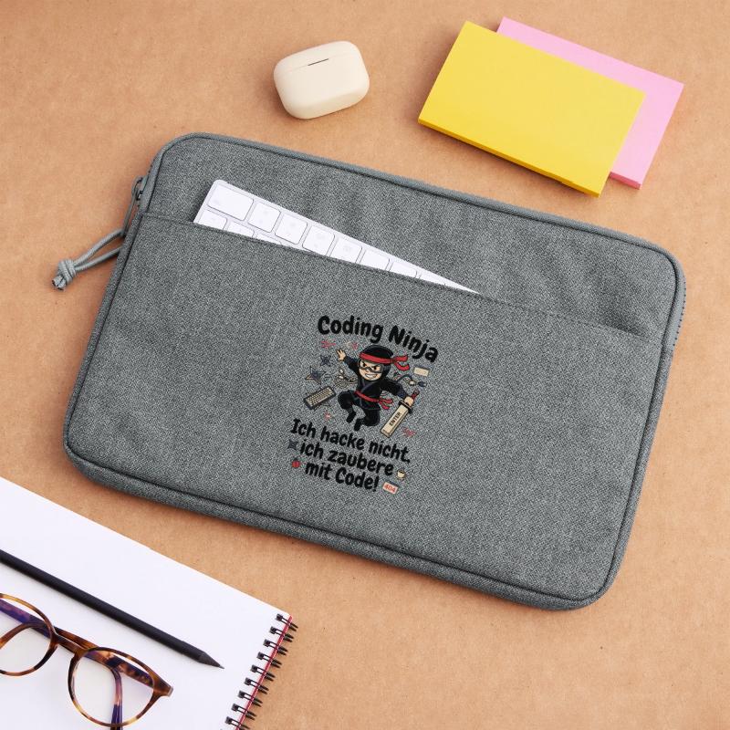 Coder Ninja Programmierer Humor Laptoptasche 13"