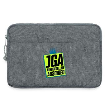 Junggesellenabschied JGA Neon Design - Laptoptasche 13" - Grau meliert - Vorne