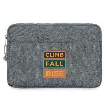 Grimper Tomber Se Relancer - Sacoche pour ordinateur portable 13 pouces - gris chiné - Devant