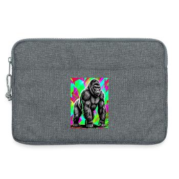 gorille - Sacoche pour ordinateur portable 13 pouces - gris chiné - Devant