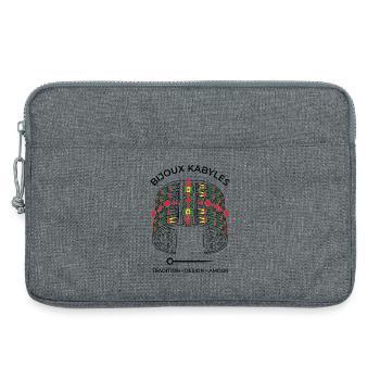 Bijoux de Kabylie - Sacoche pour ordinateur portable 13 pouces - gris chiné - Devant