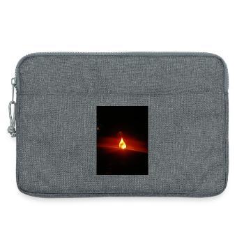 Lumière nocturne Goutte de Flamme - Sacoche pour ordinateur portable 13 pouces - gris chiné - Devant