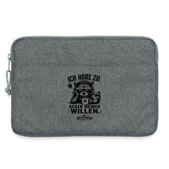 Geschenk für Kollegen Sarkasmus Humor  - Laptoptasche 13" - Grau meliert - Vorne